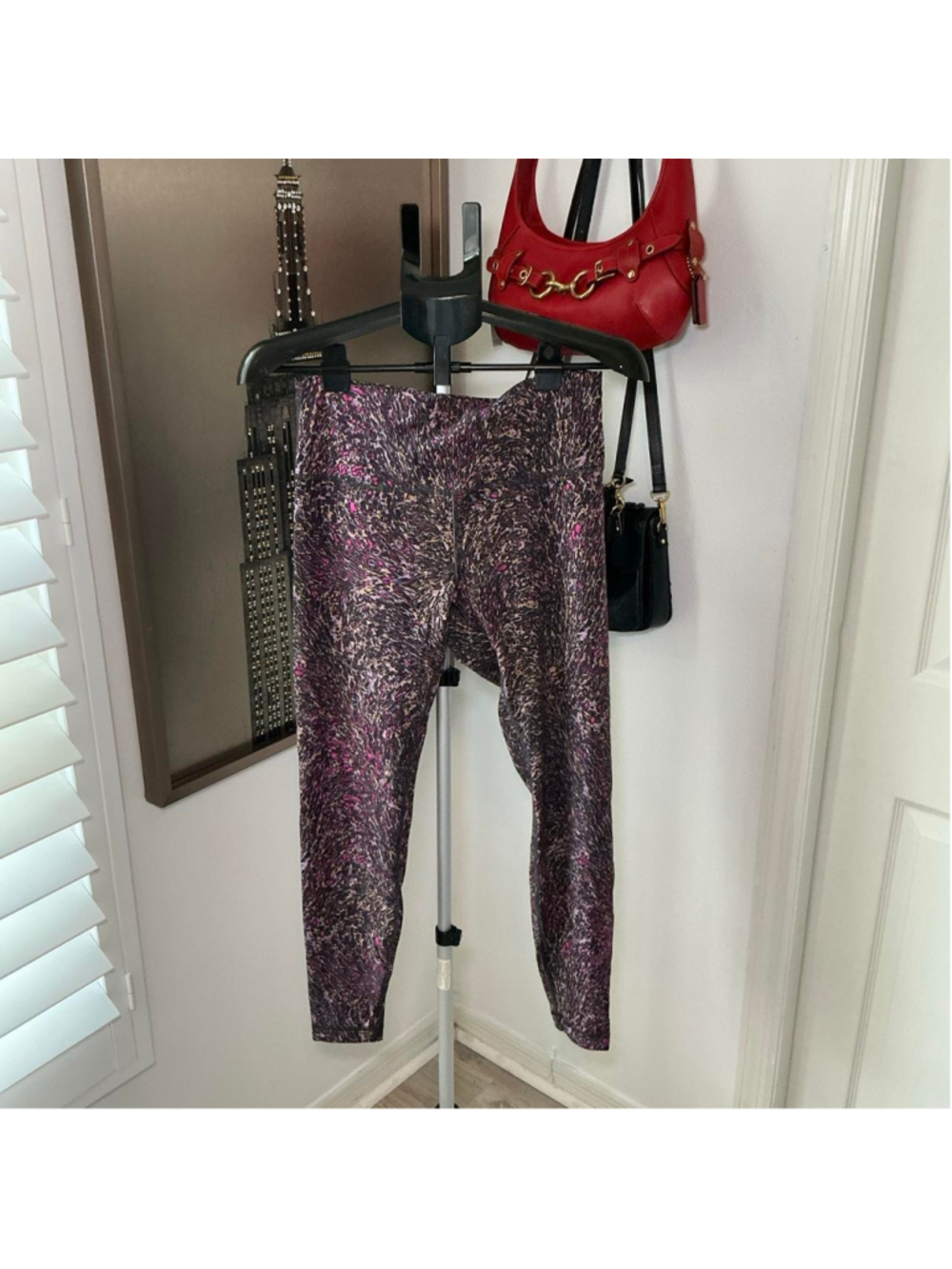 Lululemon High Rise Abstract Animal Print Leggings Size 12